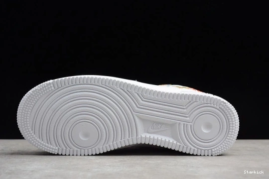 FLOWERS YEAR AJ8298-100 AIR LNY FORCE 1 NEW QS WOMENS NIKE 07 WHITE LUNAR 1206